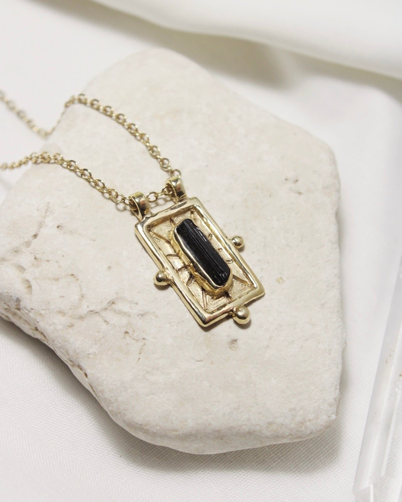 CIELLE Medál Fekete Turmalin