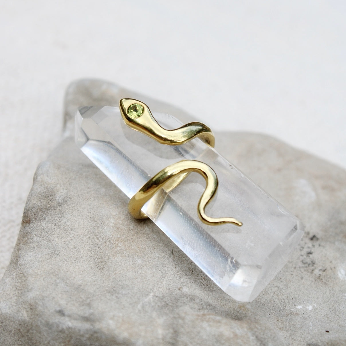 SERPENT Gyűrű Peridot