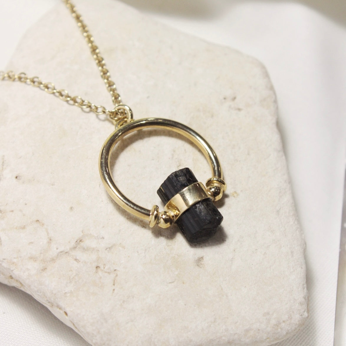 EVA Medál Fekete Turmalin