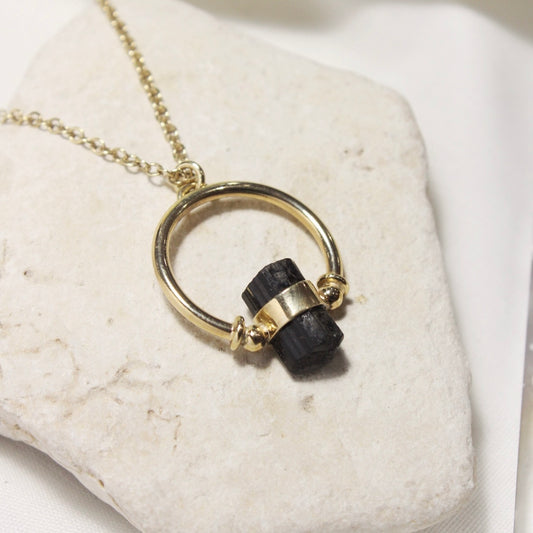 EVA Medál Fekete Turmalin