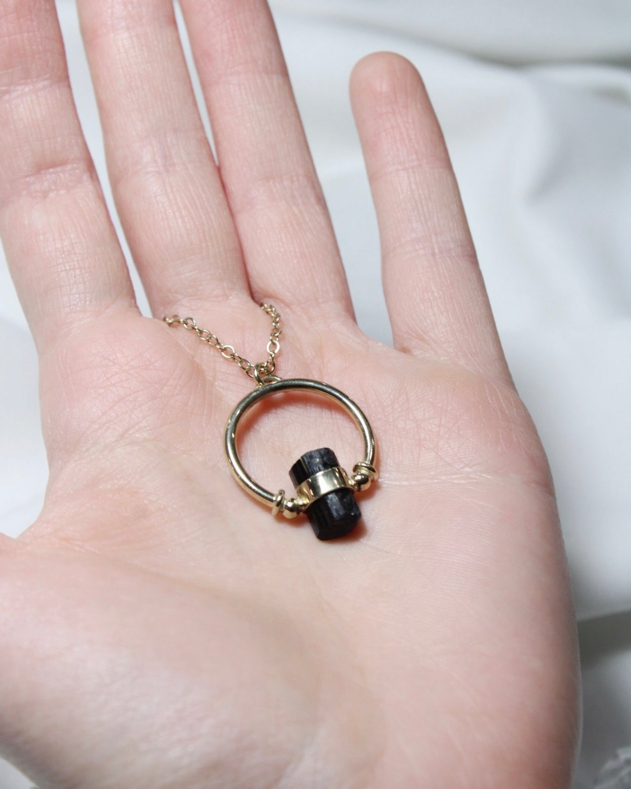 EVA Medál Fekete Turmalin