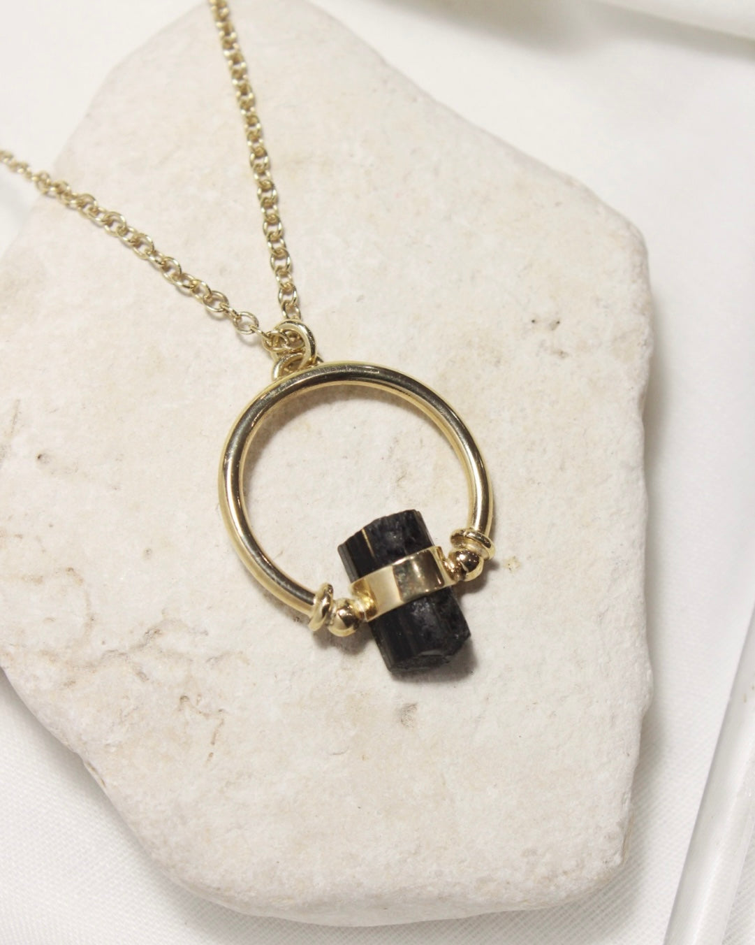 EVA Medál Fekete Turmalin