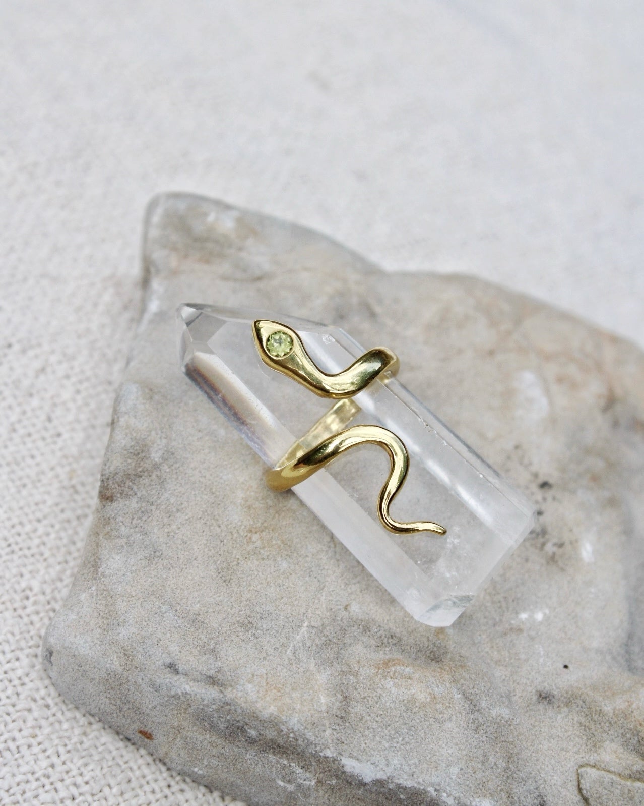 SERPENT Gyűrű Peridot